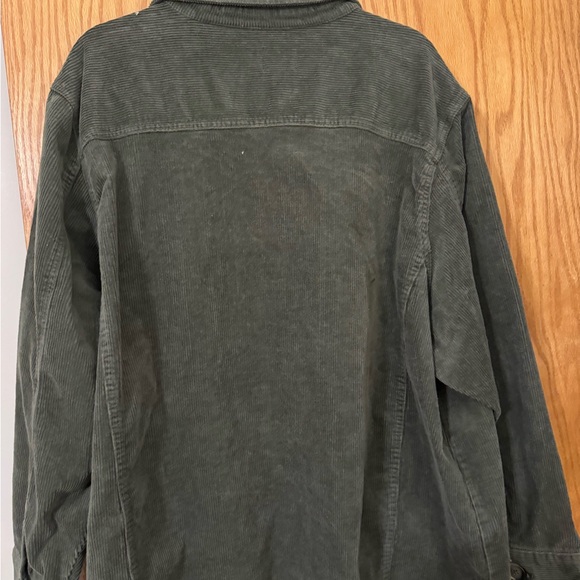 Olive Green Corduroy Jacket - Picture 5 of 6